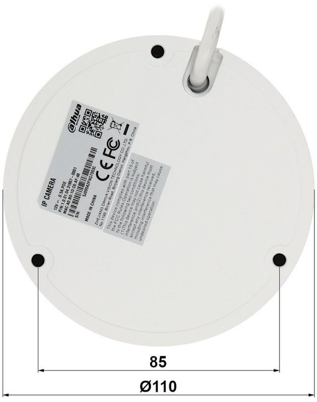 Camera IP interior Dahua IPC-HDBW2441E-S-0280B este soluția ideală pentru supravegherea eficientă a spațiilor interioare. Cu