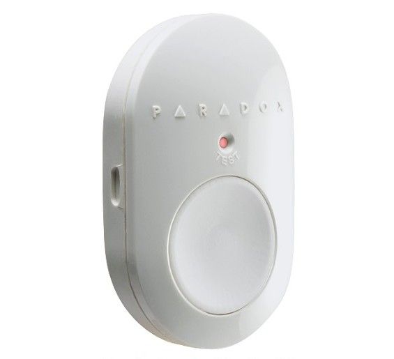 Buton panică wireless Paradox REM101, echipat cu un singur buton, funcționează pe frecvențe de 433/868 MHz. Ideal pentru