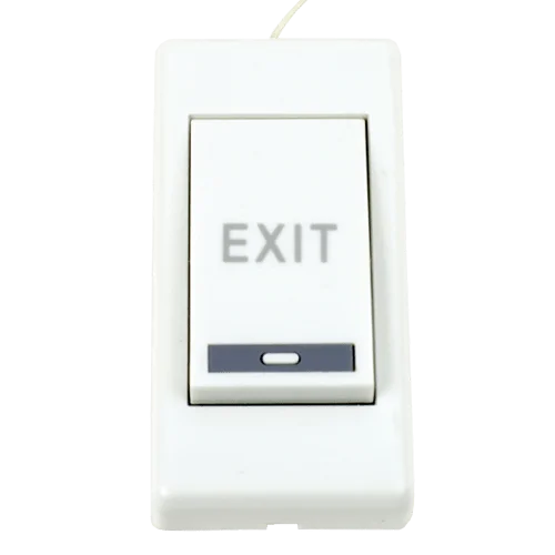 Buton de ieșire din plastic NO CSB-800E, ideal pentru sisteme de control acces. Design ergonomic și durabilitate ridicată,