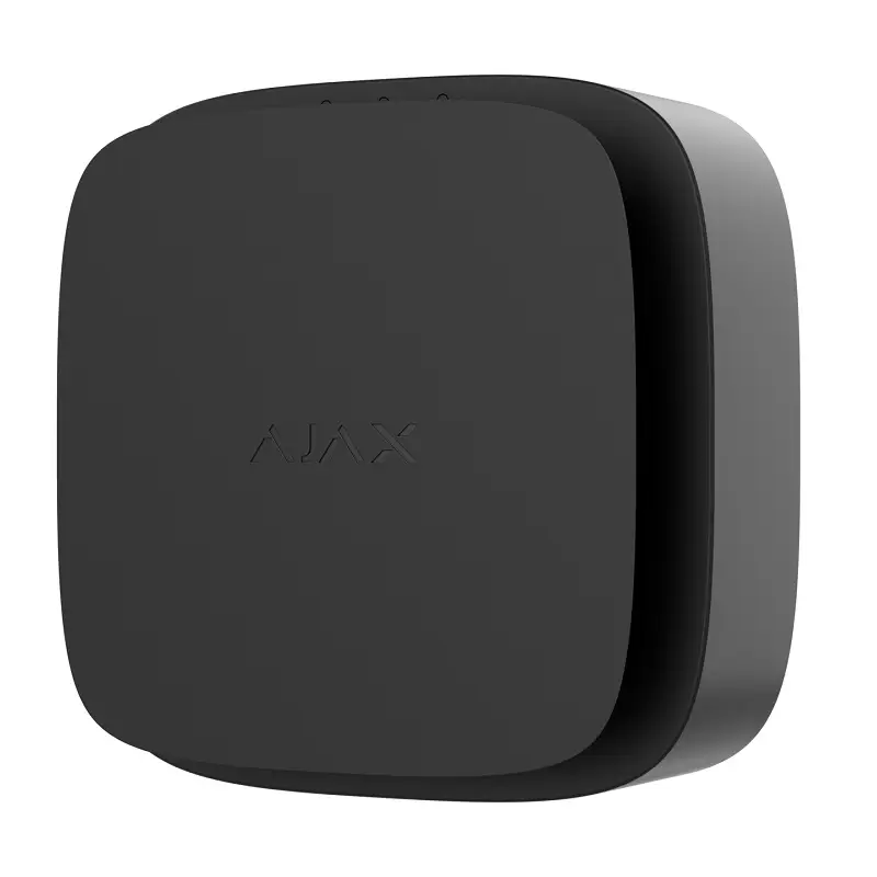 Senzor de temperatură wireless AJAX FireProtect 2 RB (Heat) BL, cu o rază de acțiune de 1700 metri și frecvență de 868 MHz.
