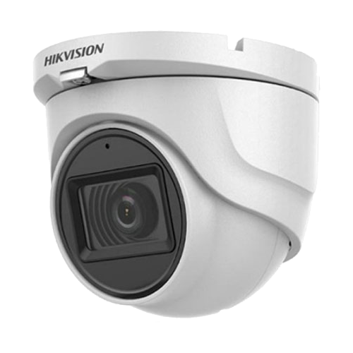 Camera de supraveghere interior HIKVISION DS-2CE76H0T-ITMFS cu obiectiv de 2.8mm și rezoluție de 5MP oferă o calitate