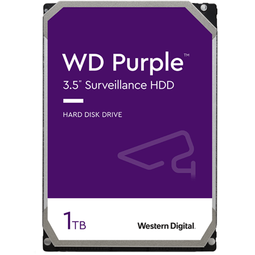 Hard disk 1TB Western Digital PURPLE WD10PURX este soluția perfectă pentru stocarea datelor de supraveghere. Cu o capacitate
