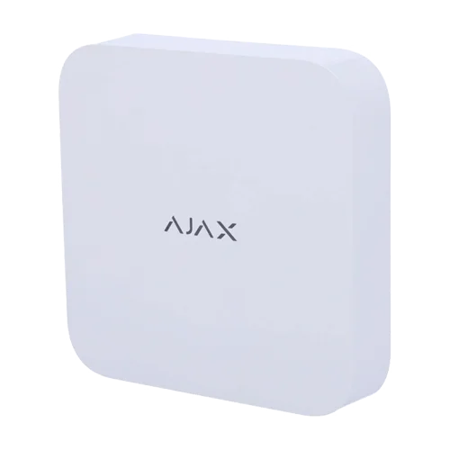NVR AJAX 8 canale, 4K, cu 1 HDD, 100Mbps și detecție a mișcării. Acest dispozitiv de înregistrare video rețea oferă o