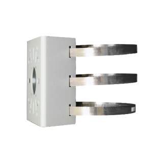 Suport montaj pe stalp pentru doza conexiuni UNV TR-UP06-IN este soluția perfectă pentru instalarea rapidă și sigură a