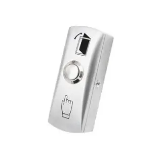 Buton de ieșire din aliaj de zinc și aluminiu NO/NC Z35D3, ideal pentru controlul accesului. Design durabil și rezistent,