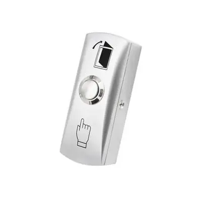 Buton de ieșire din aliaj de zinc și aluminiu NO/NC Z35D3, ideal pentru controlul accesului. Design durabil și rezistent,
