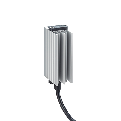 Incalzitor miniatura pentru rack-uri sau cabinete, model PLASTIM MPHT15, cu putere de 15W. Ideal pentru menținerea unei