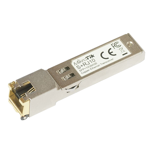 Modul RJ45 SFP+ 10/100/1000M/2.5G/5G/10G Mikrotik S+RJ10 este soluția ideală pentru conectivitate de înaltă viteză în