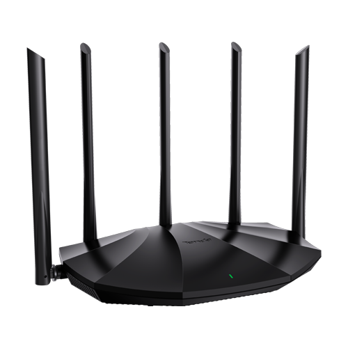 Router Wi-Fi 6 Tenda TND-RX2-PRO dual band 2.4GHz și 5GHz cu viteze de până la 300Mbps și 1201Mbps. Ideal pentru streaming,