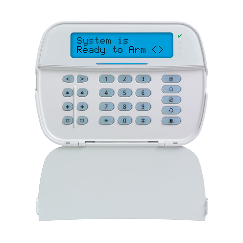 Tastatura LCD alfanumerică cablată DSC PRO HS2LCDPROEE3 este soluția ideală pentru gestionarea sistemelor de securitate. Cu