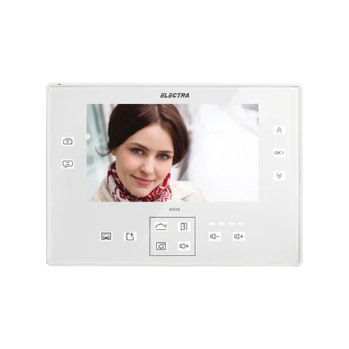 Post interior videointerfon ELECTRA EXTRA VTE.7S903.ELW04 cu ecran touch de 7 inch, design elegant și funcționalitate