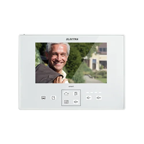 Post interior videointerfon ELECTRA SMART VTM.7S403.ELW04 cu ecran de 7 inch, design elegant și funcționalitate avansată.