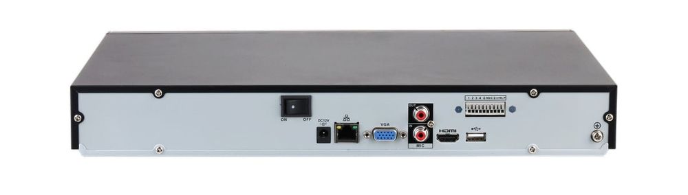 NVR Dahua 16 canale WizSense 16 MP cu 2x SATA și lățime de bandă de 256 Mbps, model NVR4216-EI. Soluție ideală pentru