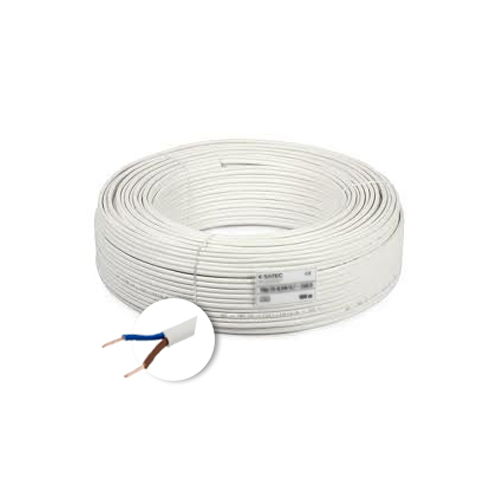 Cablu de alimentare MYYUP-2X0.5, CCA, 100m - ROM CABLU. Ideal pentru diverse aplicații electrice, acest cablu oferă o
