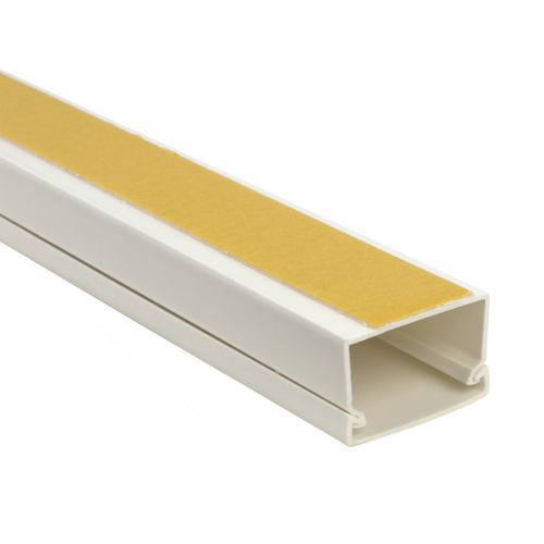 Canal cablu 40x25mm cu adeziv, 2m - DLX PVCA-406-25, ideal pentru organizarea cablurilor. Fabricat din PVC de calitate