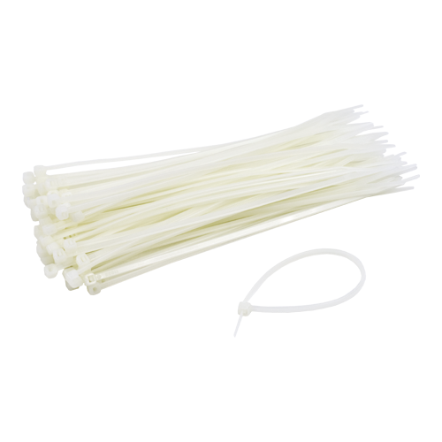 Coliere de plastic 360x3.6 mm, pachet de 100 bucăți, ideale pentru organizarea cablurilor. Aceste coliere TSY Cable