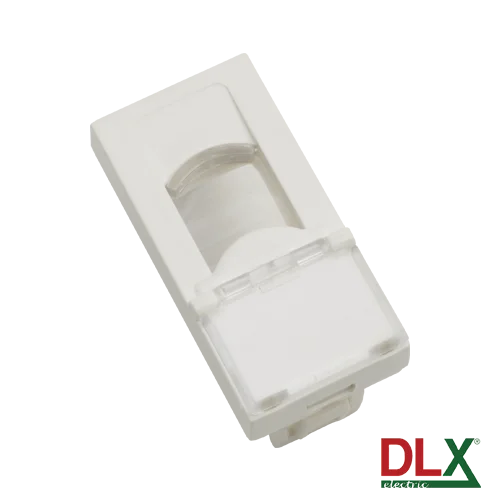 Panel cu fereastra Keystone Jack 45x22.5mm DLX-245-50 este soluția ideală pentru organizarea cablurilor în sistemele de