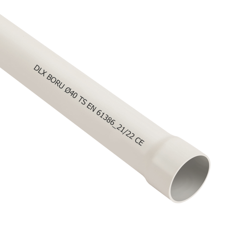 Tub PVC MUFAT D25, 750N, 3m DLX TRP-805-25 este ideal pentru proiectele tale de construcție. Fabricat din PVC de înaltă