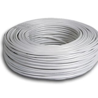 Cablu Efractie Ecranat 8 x 0.22 PVC Alb Antiflacara CEAM SA82BI