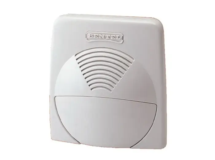 Sirena de interior BENTEL WAVE/W oferă un nivel de sunet de 100dB, fiind ideală pentru sisteme de alarmă de 12V. Acest