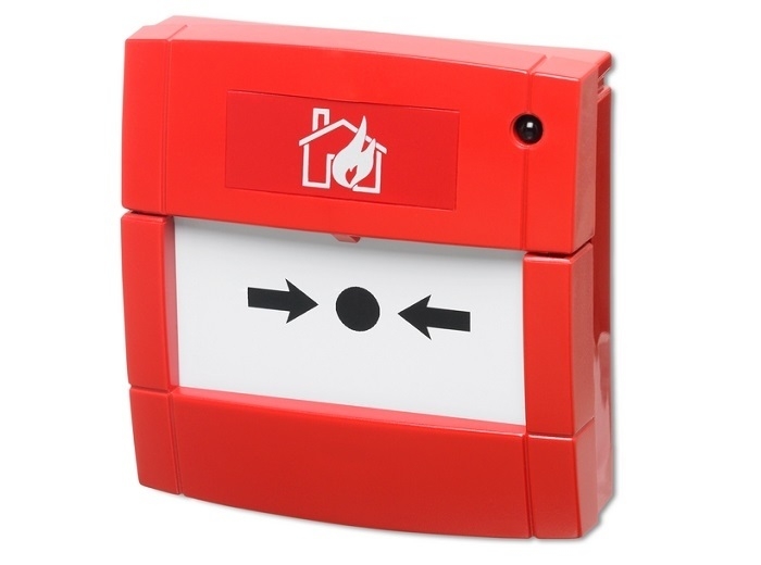 Buton de incendiu adresabil de exterior FIRECLASS FC421CP-I, ideal pentru sistemele de alarmă de incendiu, oferind detecție