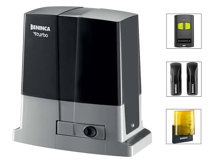 Kit automatizare pentru porți culisante de până la 600 kg BENINCA KBULL6M, ideal pentru îmbunătățirea confortului și