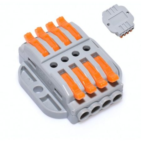 Conector Doza Pentru Cablu 4-4 LT-223/4 ElectroAZ EAZ-CMK411-4 este soluția ideală pentru conectarea cablurilor electrice.