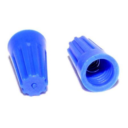 Conector terminal albastru infiletare 100 bucăți Q-14J033 ideal pentru conexiuni electrice sigure și eficiente. Acest set de