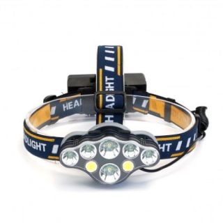 Lanterna Frontala 8 Led-uri si 8 Faze Q-19B014 este accesoriul ideal pentru aventurile tale nocturne. Cu un design ergonomic