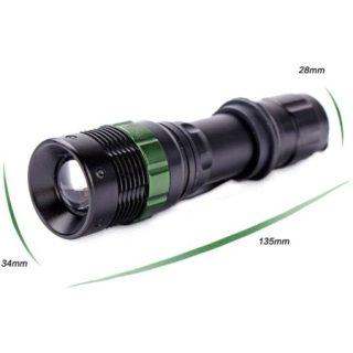 Lanterna de mână 220V-12V cu LED Cree XM-L T6 Q-19A016 este soluția ideală pentru iluminare puternică și eficientă. Această