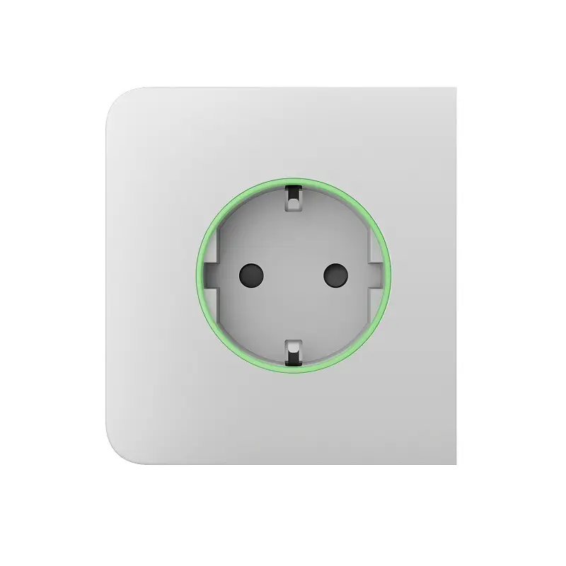 Panou lateral priza perete inteligenta AJAX SideCover alb, design modern, integrare perfectă în orice decor, soluție