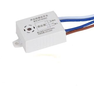 Senzor Sunet cu Celula Foto 220V 40W Q-14L013 este un dispozitiv inovator destinat controlului automat al iluminatului.