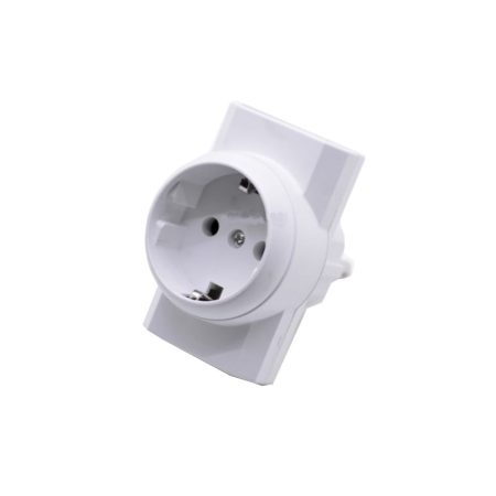 Triplu Stecher 1P Schuko+2P EURO Q-14F008 este un adaptor electric versatil, ideal pentru conectarea mai multor dispozitive