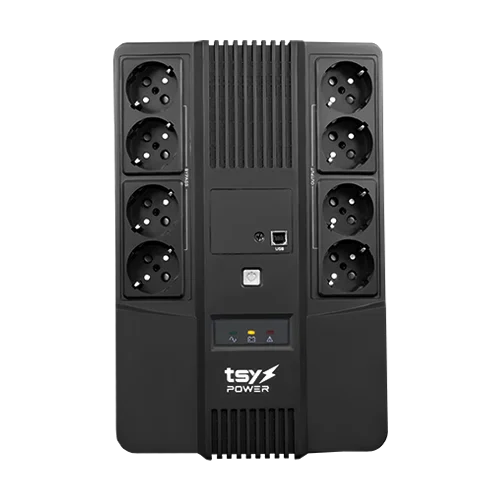 UPS TSY Power 1000VA/600W este soluția perfectă pentru protejarea echipamentelor tale electronice. Cu un sistem de