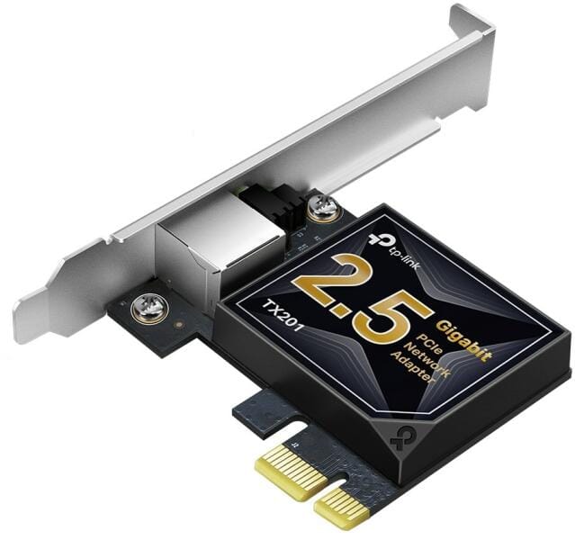 Placa de Rețea PCIe 2.5Gbps, Compatibilitate Versatilă, TP-Link TX201