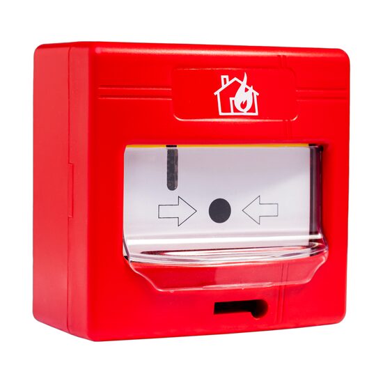 Buton Incendiu GFE-MCPE-AI, Avertizare Interior, Culoare Roșie - Global Fire