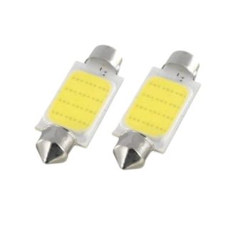 LED Auto COB, Lumina Alba, Set 2 Buc cu Soclu Feston 39mm - Q-1F008