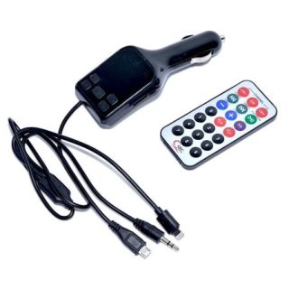 Modulator FM-Mp3 Player 8 în 1, Încărcare Rapidă, Telecomandă - Q-1D008