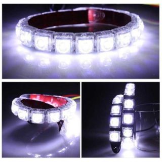 Set Lumini Auto Led DRL Flexibile 2X8, 12V – 8W - Q-1F016