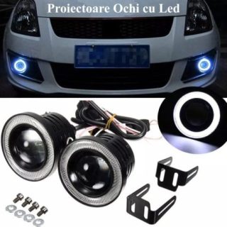 Proiectoare Auto LED Universale 89mm, 10W, 3200Lm - Q-1F001