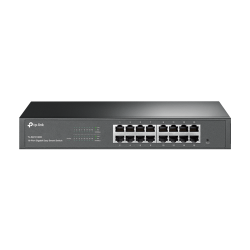 Switch 16 Porturi RJ45 Gigabit, Easy Managed, 1U - TP-Link TL-SG1016DE
