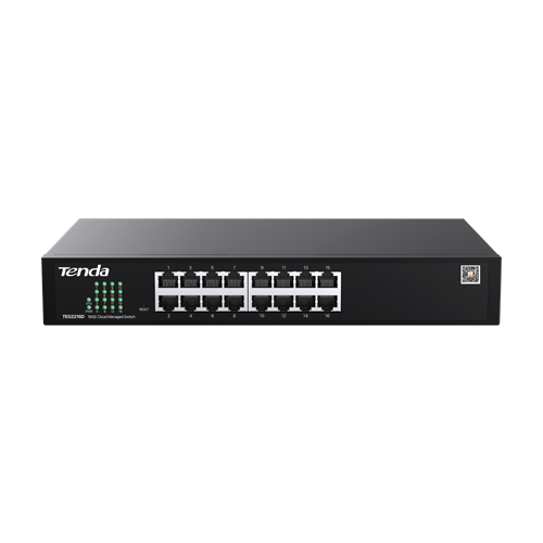 Switch 16 Porturi RJ45 Gigabit, Management, 1U - TENDA TND-TEG2216D