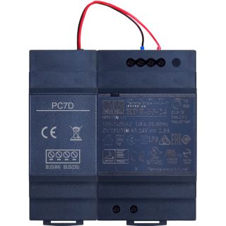 Sursă alimentare, 28VDC, 2.1A, pentru sistem hibrid DH, montaj pe șină DIN - DVC PC7D