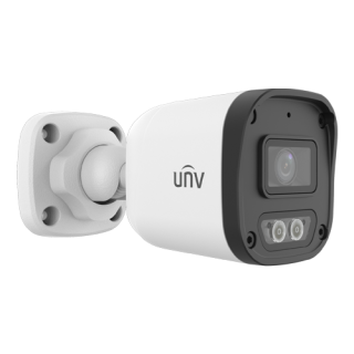 Camera IP ColorHunter 4MP, lentila 2.8mm, IR 30m, WL 15m, Mic, PoE, IP67 - UNV IPC2124LB-AF28-DL-ECO