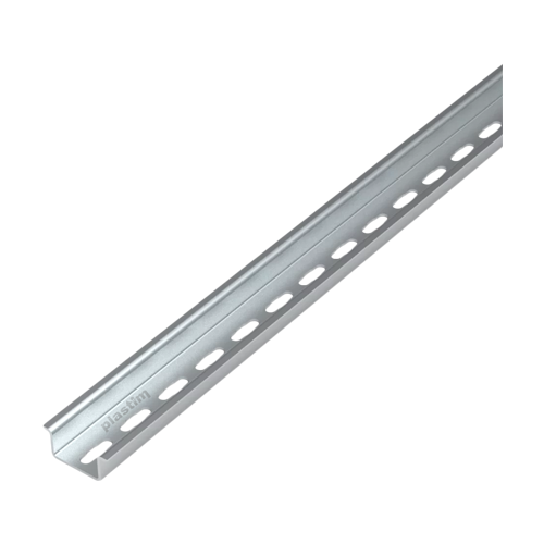 Sina DIN 35x7.5mm, perforata, lungime 1m - Plastim PDR2001