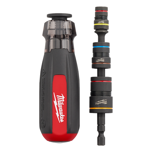 Surubelnita de impact magnetica 6-in-1, 3 capete SHOCKWAVE, maner ergonomic anti-exfoliere - Milwaukee MLWK-4932498179