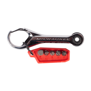 Mini clichet 7-in-1 cu mini-biti PH1/PH2/SL5.5/T15, prindere dubla, adaptor de 1/4 - Milwaukee MLWK-4932498792