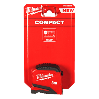 Ruleta compacta (GEN 2), 3 metri, functie Finger-Stop, punct de rupere 3.2m - Milwaukee MLWK-4932498776