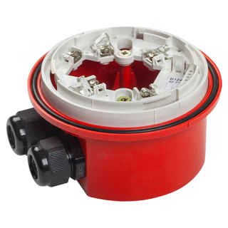 Soclu pentru exterior compatibil cu sirenele Belinda WSxx, SensoIRIS, montare aparenta, certificata IP65 - TELETEK SensoIRIS-WSBIP65