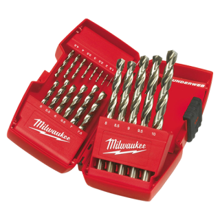 Trusa profesionala cu 25 burghie pentru metal HSS-G Thunderweb , diametru 1-13mm - Milwaukee MLWK-4932499767